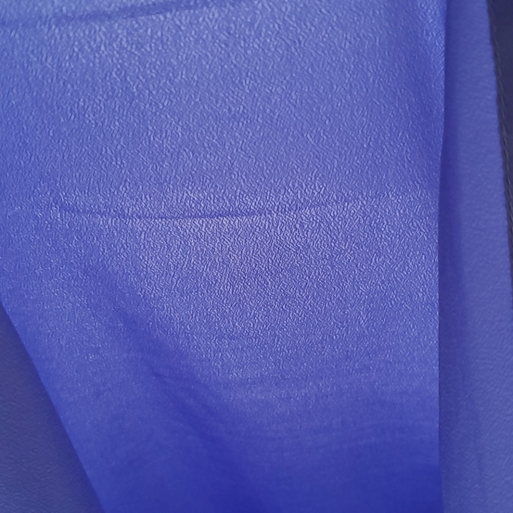 Guess 3/4 Sleeve Purple and Black V-Neck Blouse Women's Size M - Picture 5 of 7